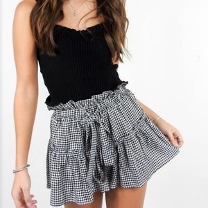 Grey Bandit All-Star Gingham Shorts